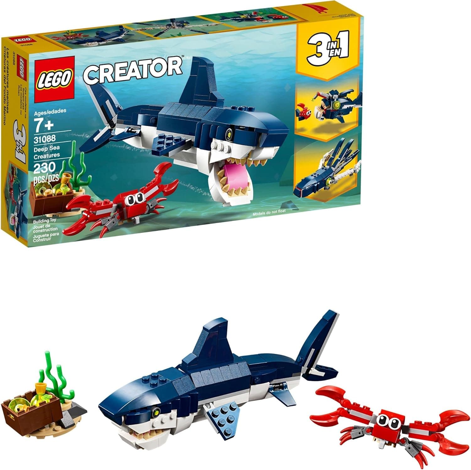 Creator 3-in-1 Deep Sea Creatures (Set 31088)