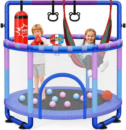 6ft Trampoline with Safety Enclosure
